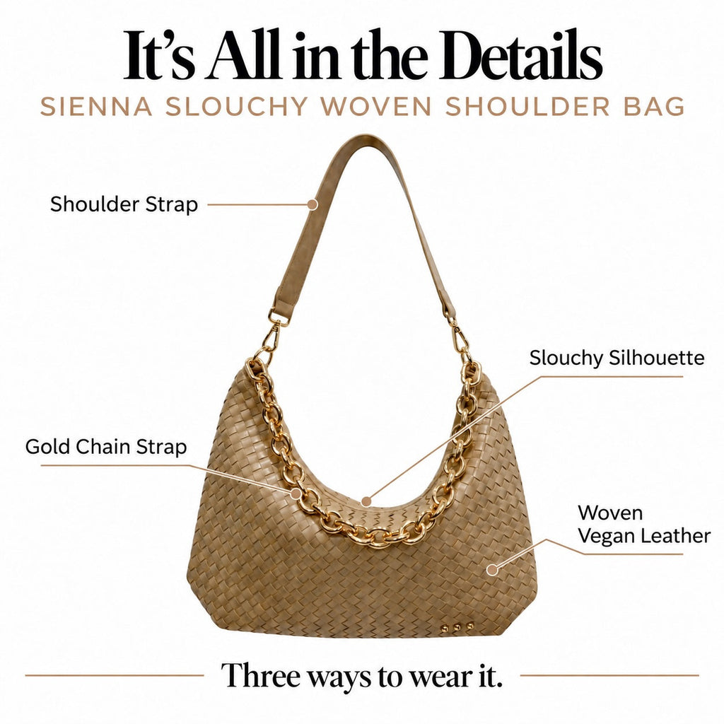 Sienna Slouchy Woven Shoulder Bag