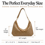 Sienna Slouchy Woven Shoulder Bag