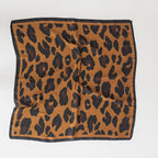 Sylvie Leopard Square Scarf