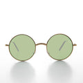 Large Round Tinted Lens Sunglasses - Tipsy