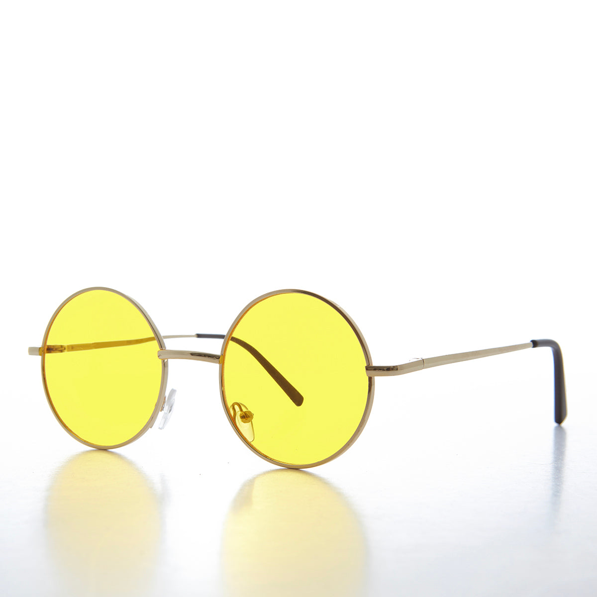 Large Round Tinted Lens Sunglasses - Tipsy