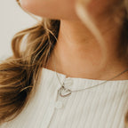 Tangled in Love Heart Necklace - WATERPROOF