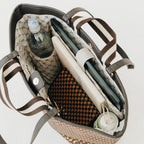 Woven Tiffany Organizer Tote Bag