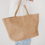 Woven Tiffany Organizer Tote Bag