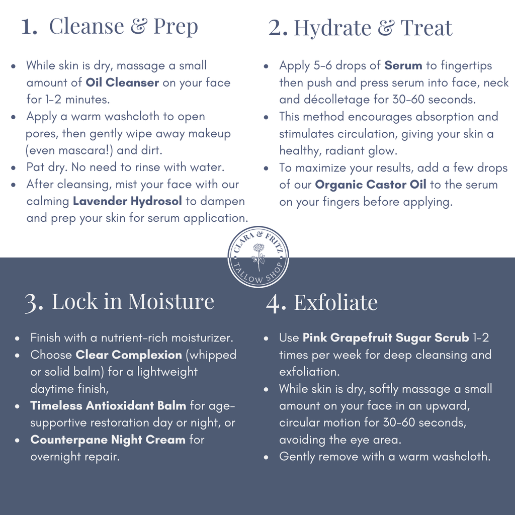 Clear Complexion Whipped Tallow Facial Moisturizer