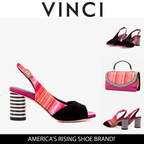 The Spectrum Multicolor Block Heel Leather Women Slingback Sandal