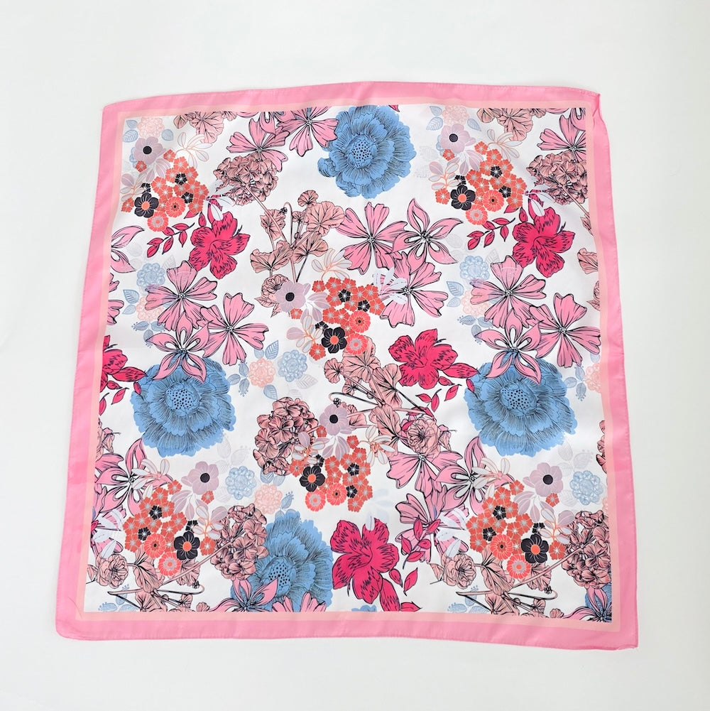Vera Floral Square Scarf