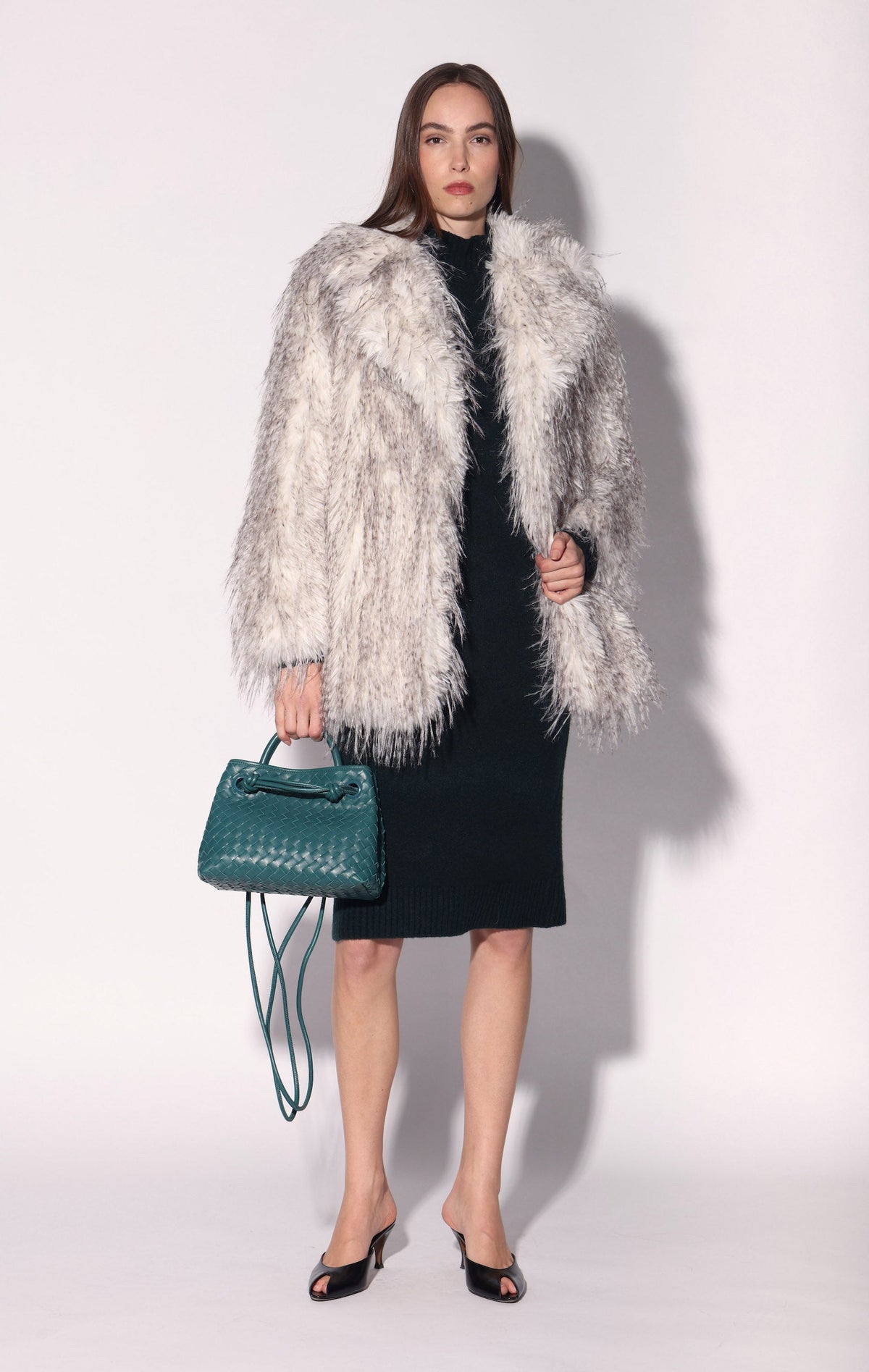 Marissa Coat, Off White Grey