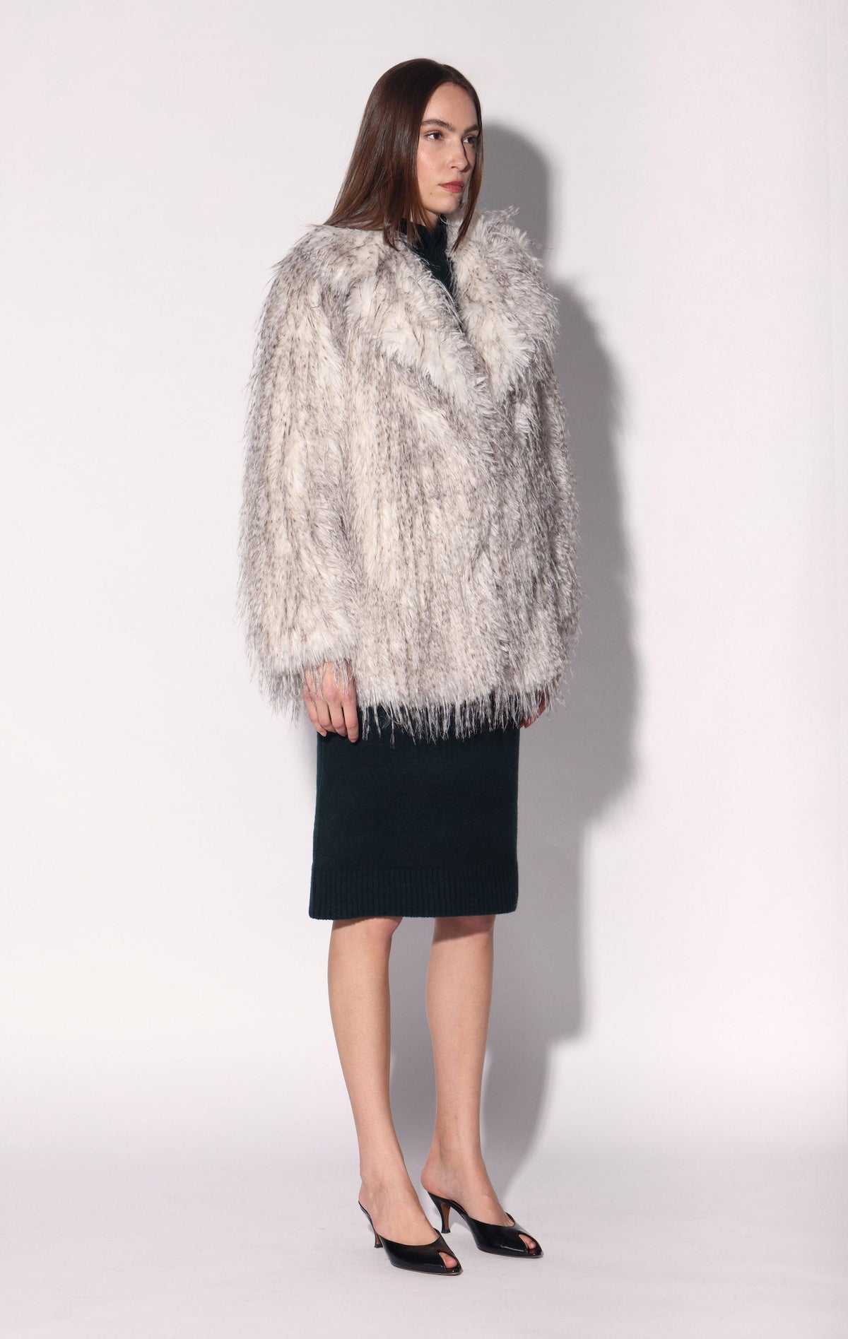 Marissa Coat, Off White Grey