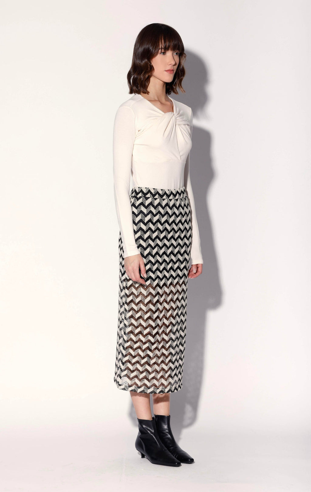 Nelle Skirt, Chevron Crochet