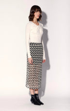 Nelle Skirt, Chevron Crochet