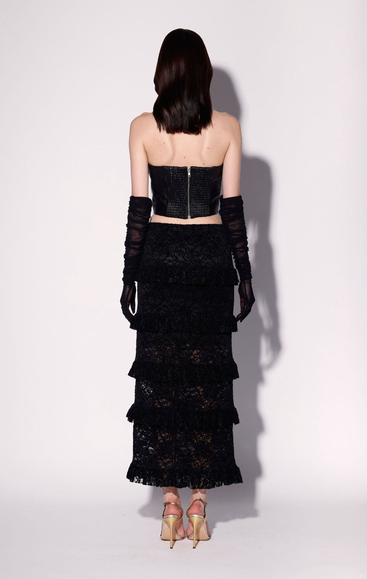 Paige Skirt, Black Lace