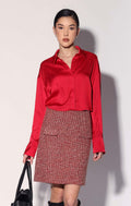 Caryl Skirt, Poppy Tweed