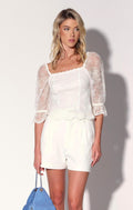 Georgina Top, Ivory Lace