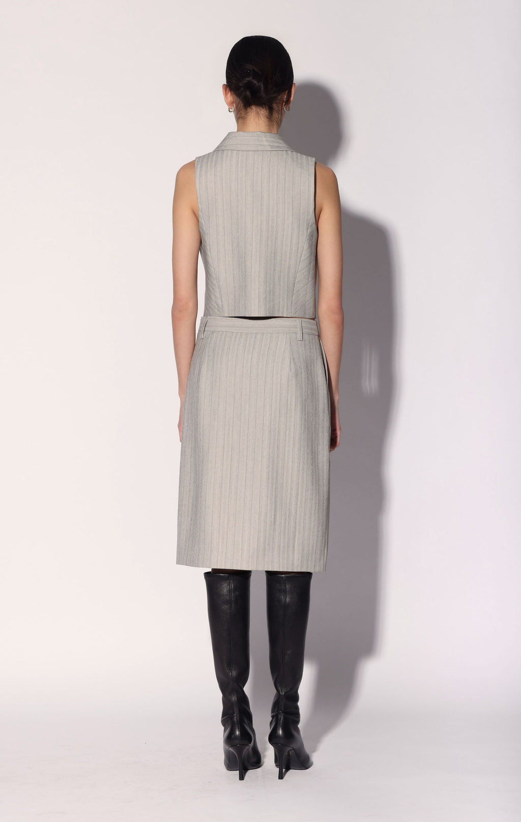 Torrence Top, Taupe Stripe