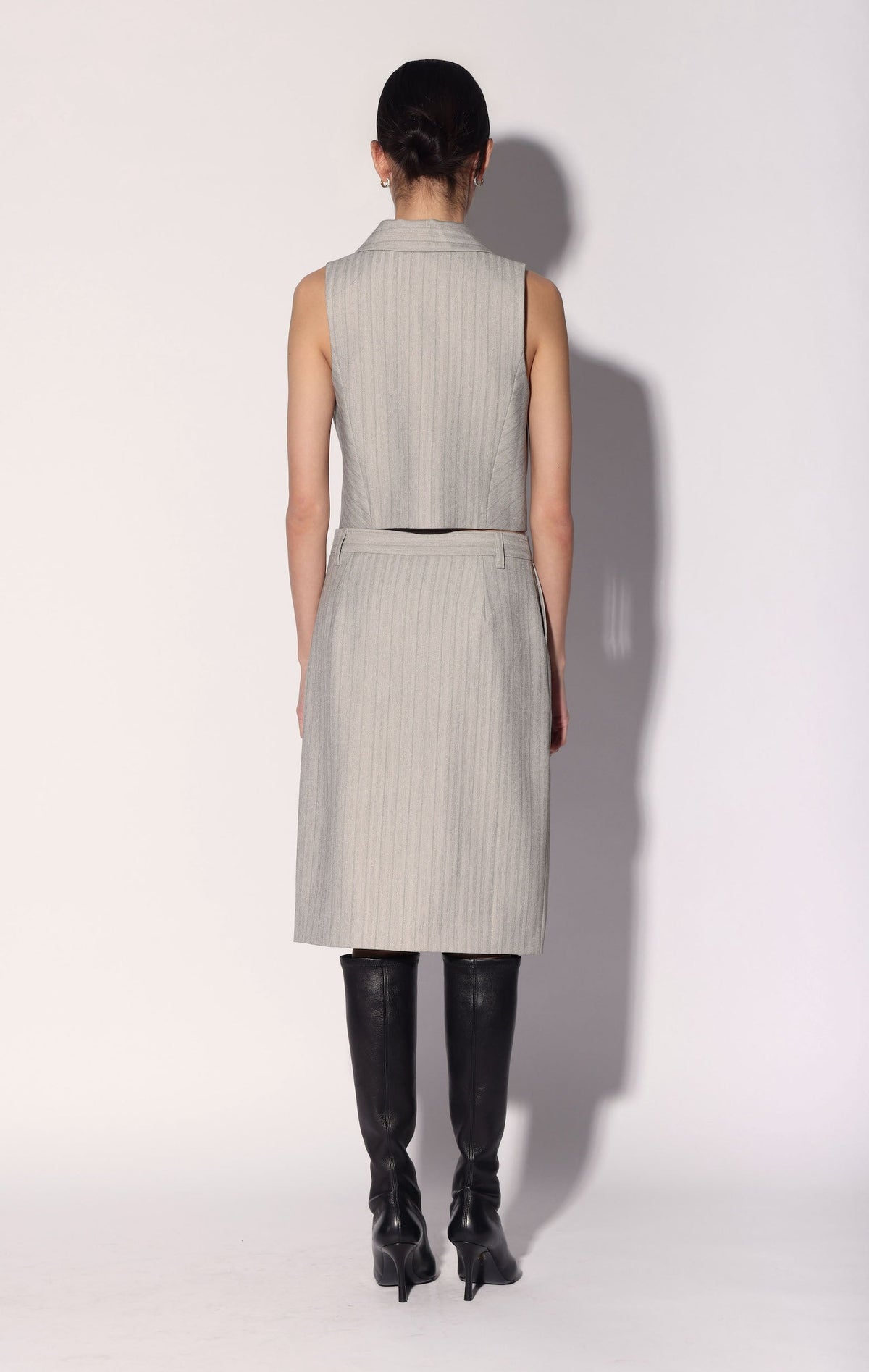 Torrence Top, Taupe Stripe