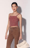 Cassia Top, Poppy Tweed