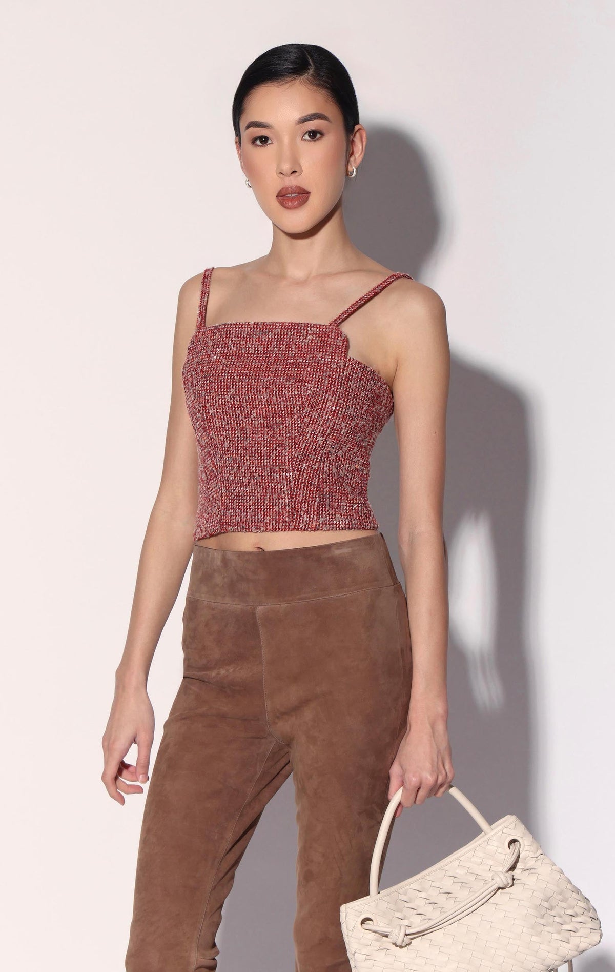 Cassia Top, Poppy Tweed