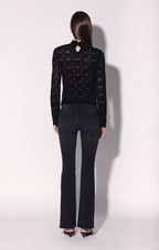 Tiara Top, Black Lotus Lace