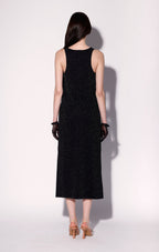 Gianna Skirt, Black and Rhinestone
