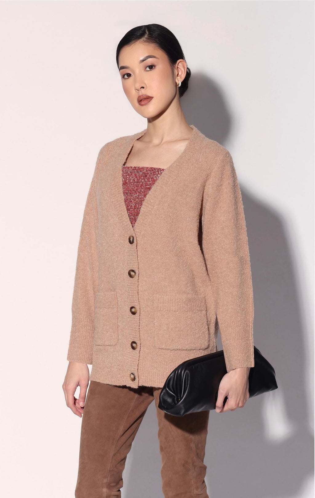 Alma Cardigan, Tan