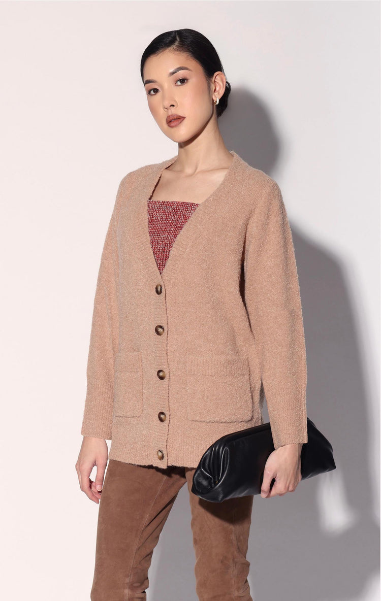 Alma Cardigan, Tan