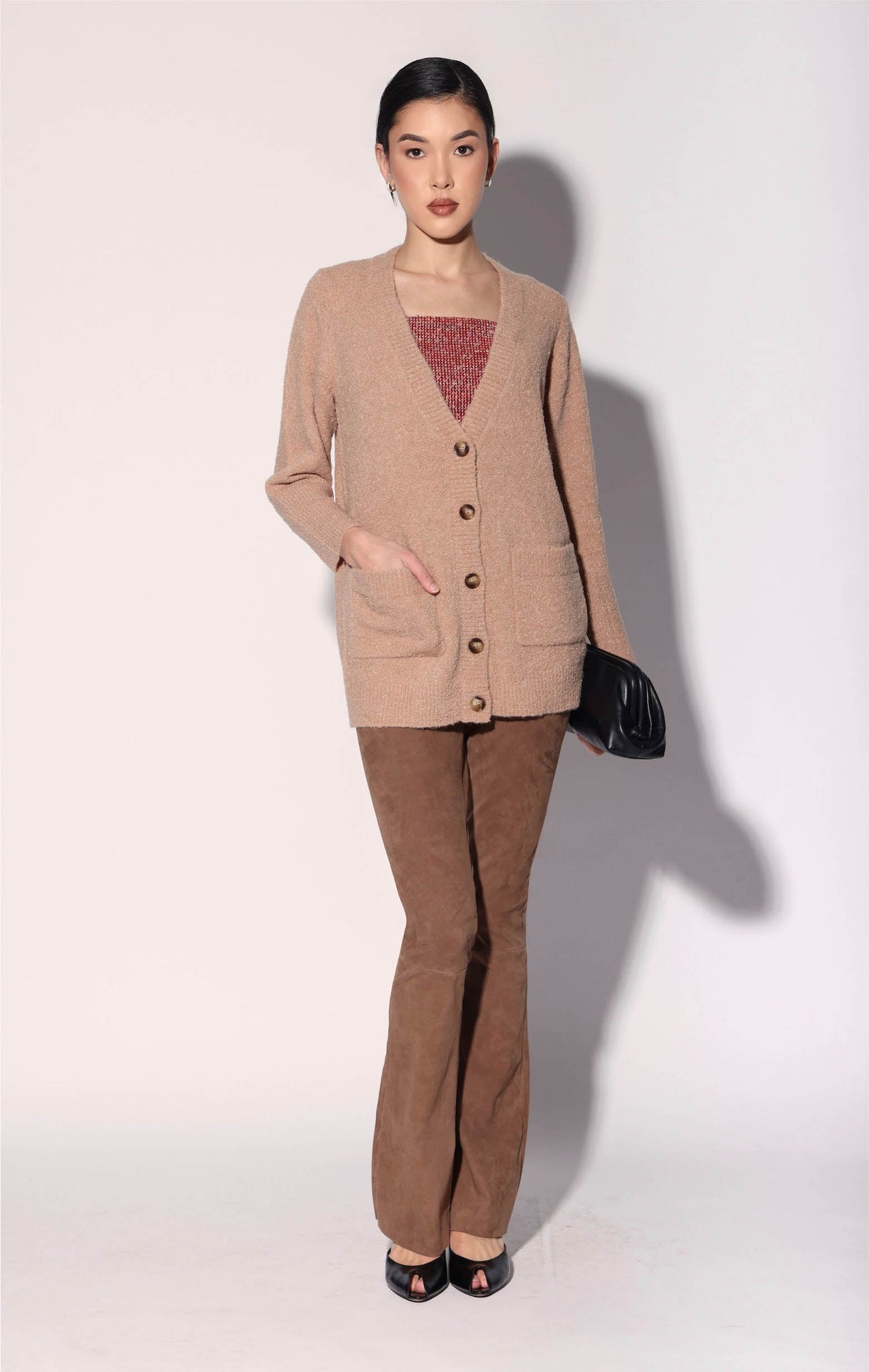 Alma Cardigan, Tan