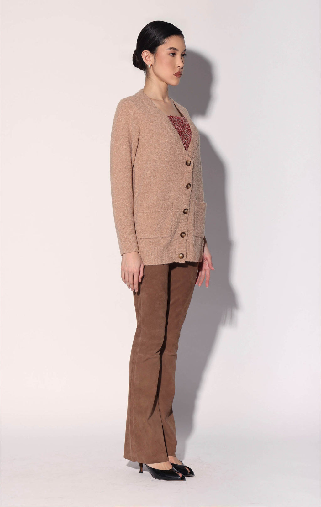 Alma Cardigan, Tan