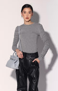 Maren Top, Light Heather Grey