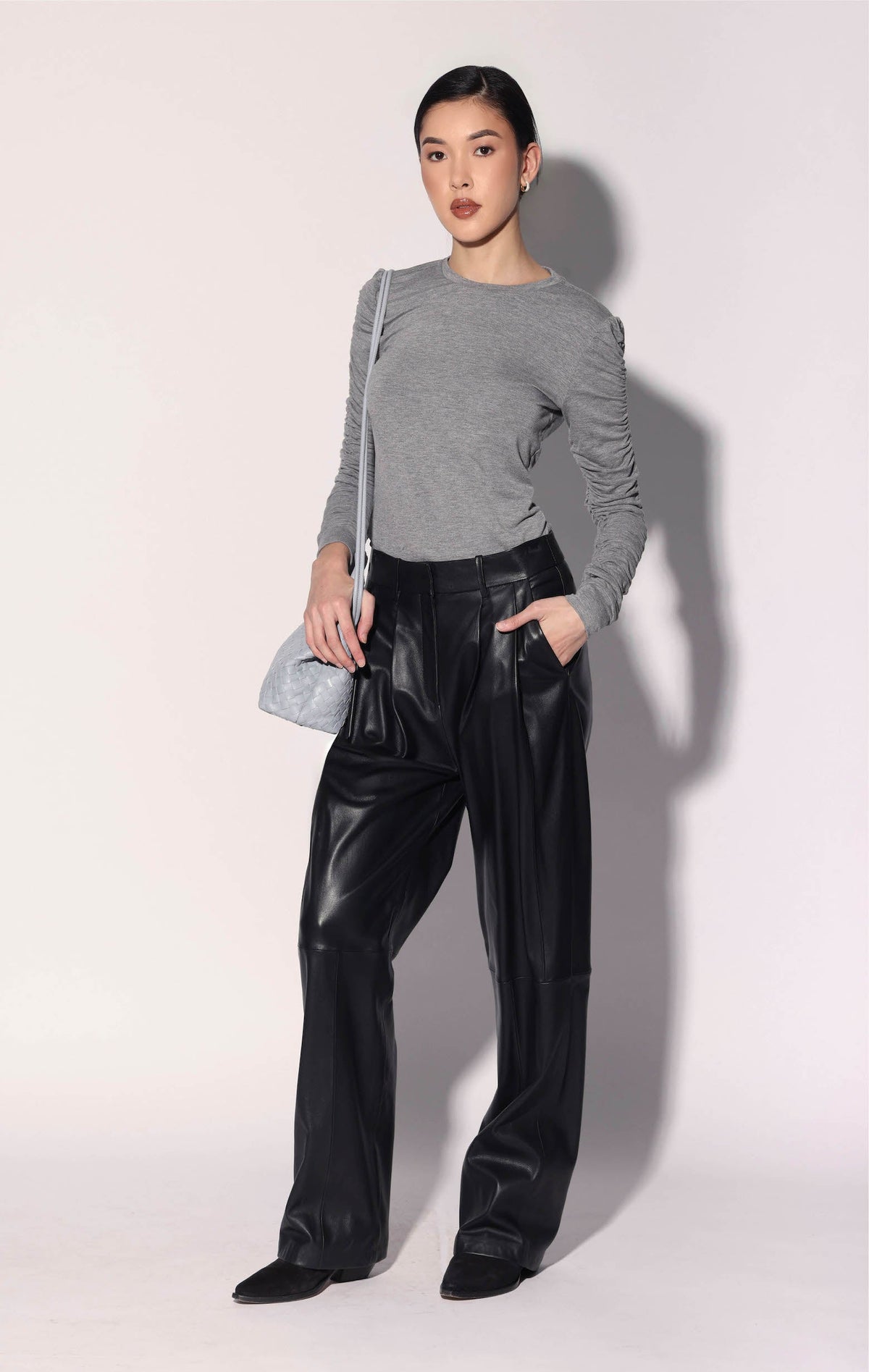 Maren Top, Light Heather Grey
