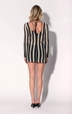 Carmela Dress, Stripe Crochet
