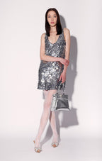 Dreamer Dress, Silver Sequin