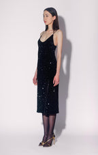 Jamie Dress, Black Sequin