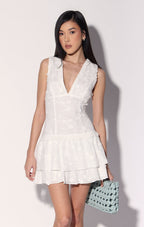 Brandy Dress, White