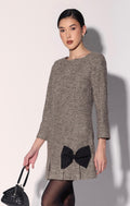 Ophelia Dress, Neutral Multi