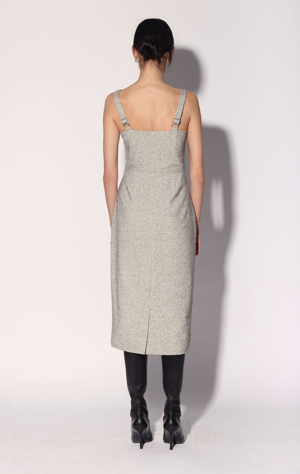 Julia Dress, Ivory Brown