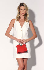 Reed Mini Satchel, Cherry Dip