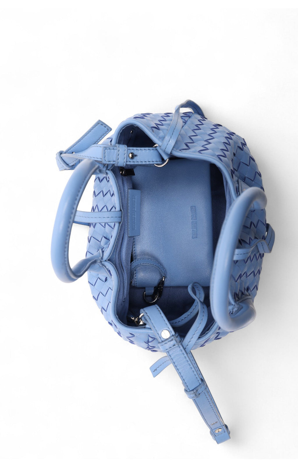 Alina Mini Tote, Aqua Rush