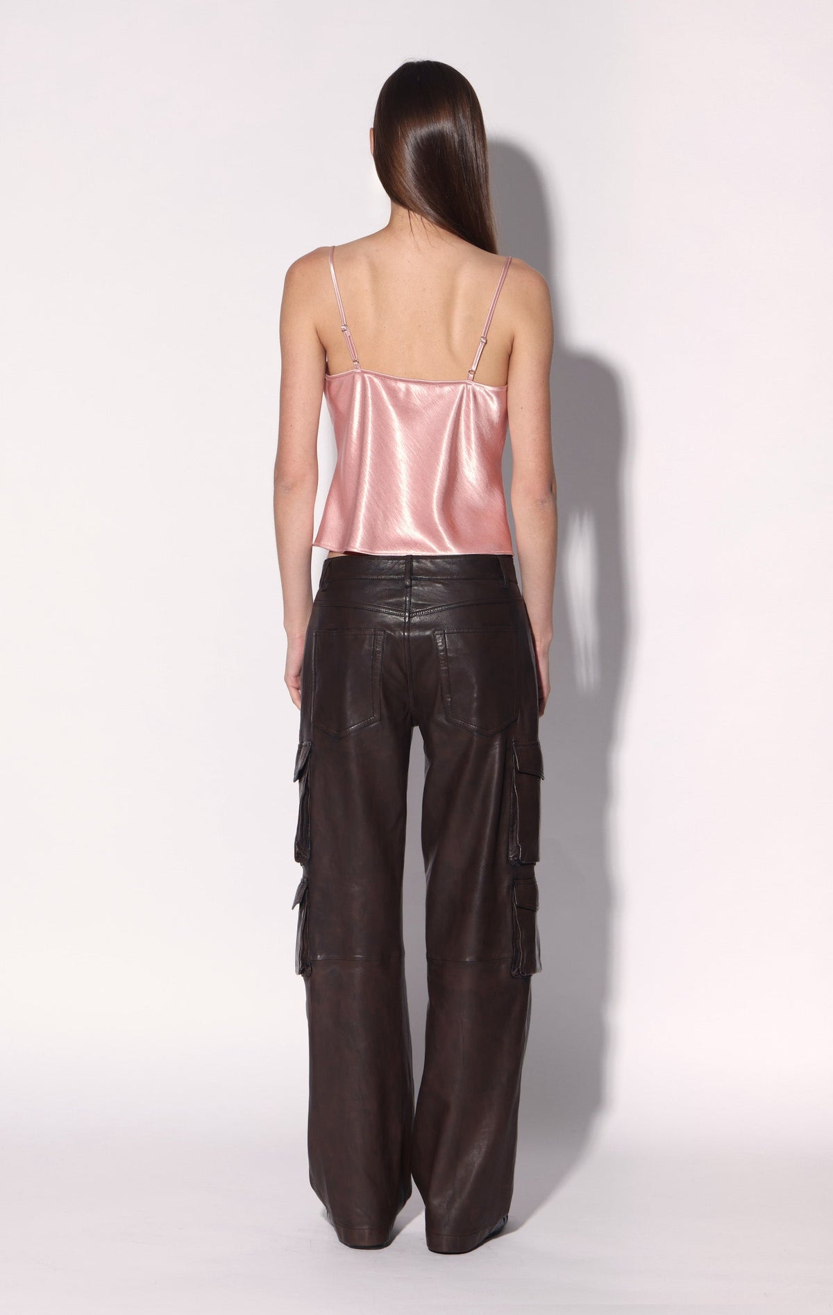 Danny Pant, Washed Brown  - Leather