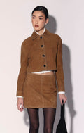 Suzette Jacket, Whiskey Suede - Leather