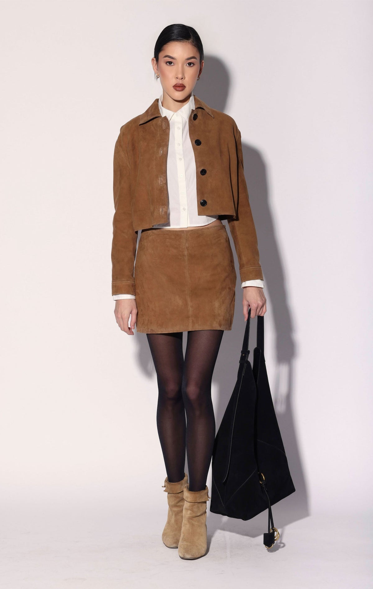 Suzette Jacket, Whiskey Suede - Leather