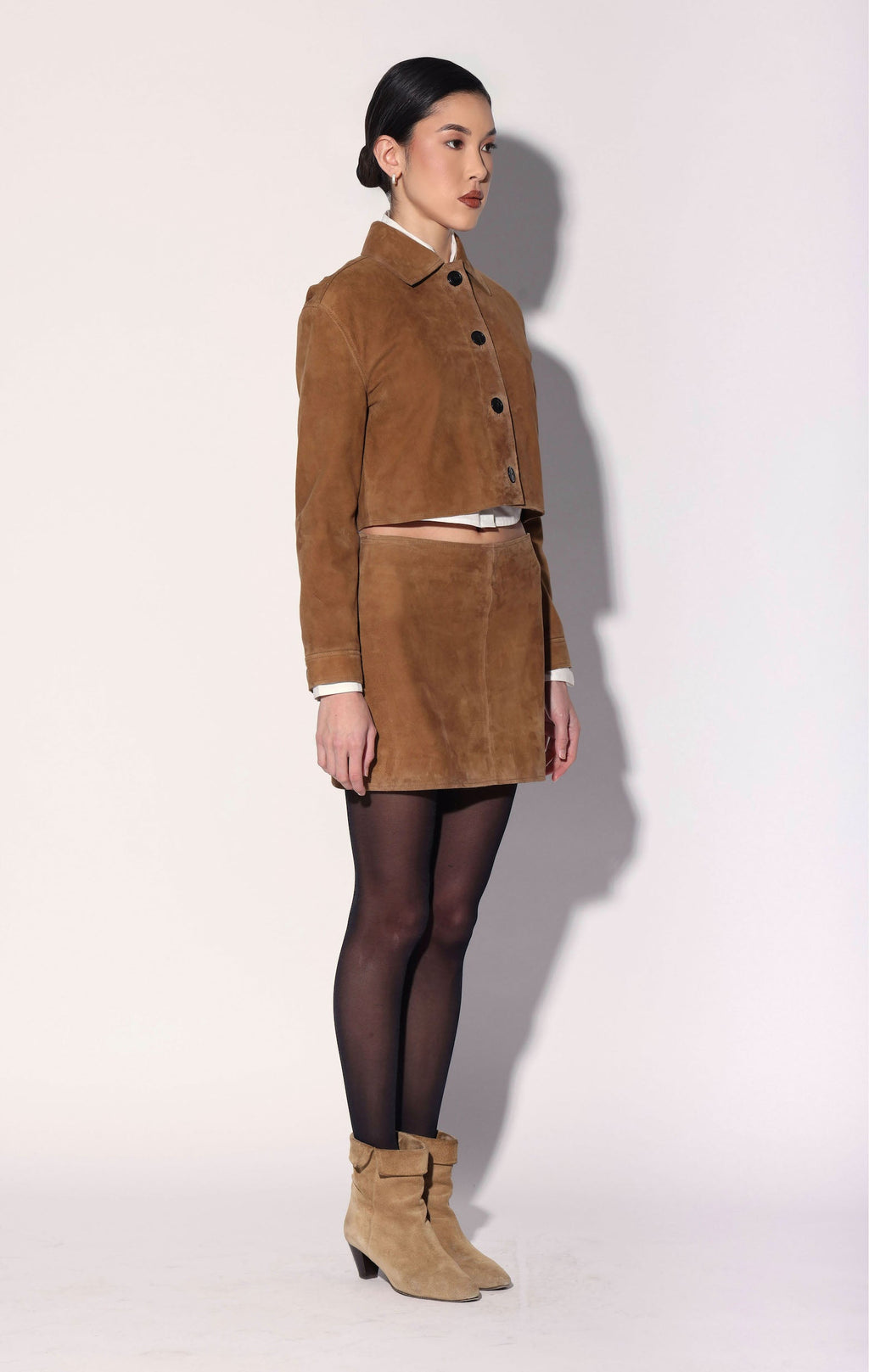 Suzette Jacket, Whiskey Suede - Leather