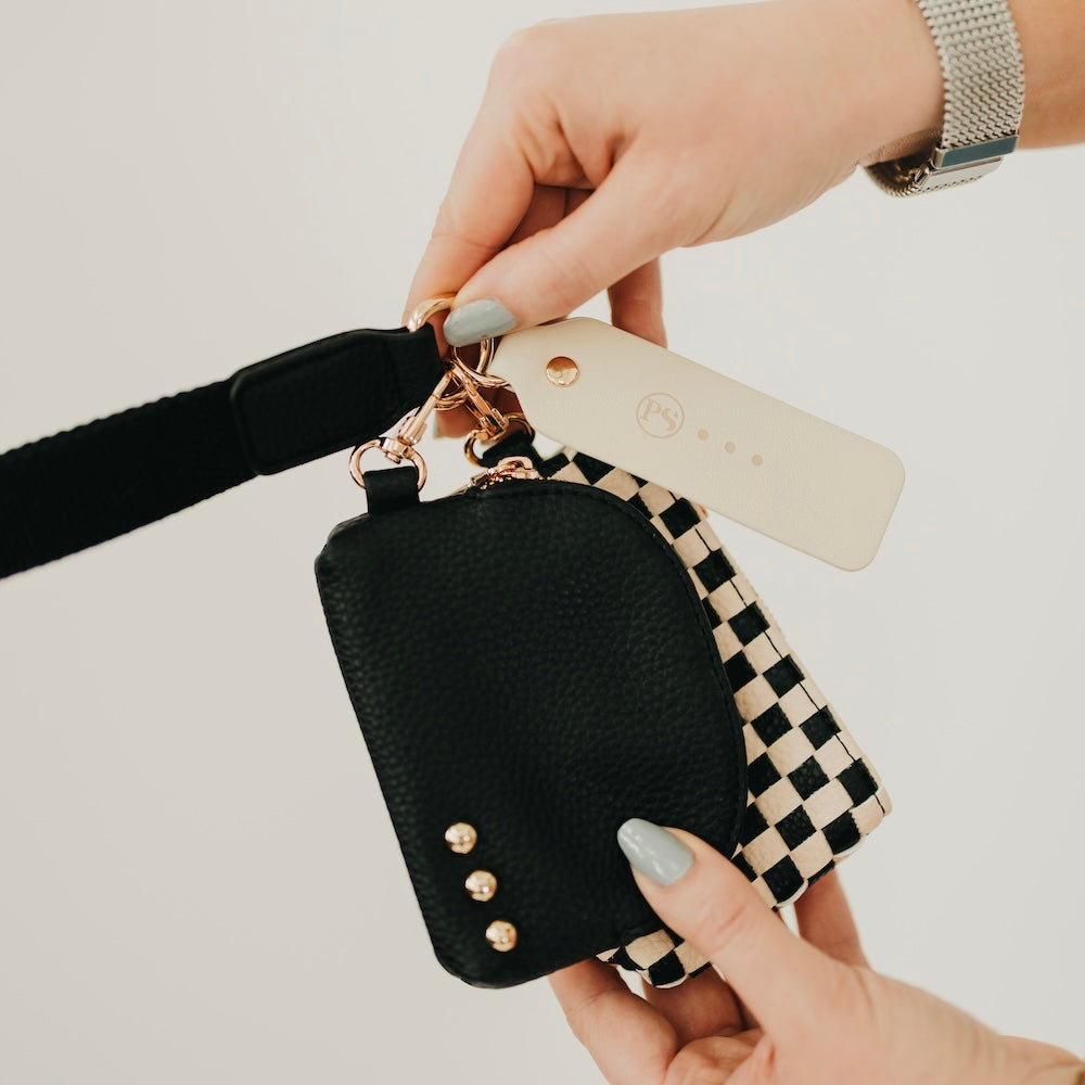 Wonderlust Woven Dual Pouch Wristlet - NEW COLOR!