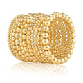 Allison Beaded Wrap Bracelet- 10 Rows