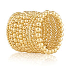 Allison Beaded Wrap Bracelet- 10 Rows