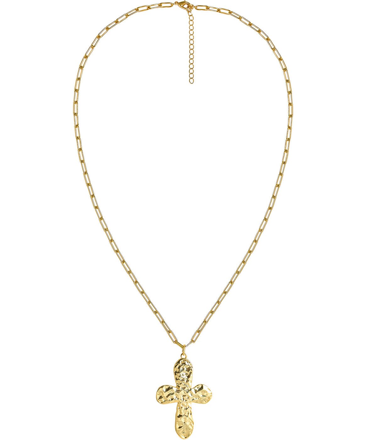 Ashton Cross Necklace - 18k Gold Plated