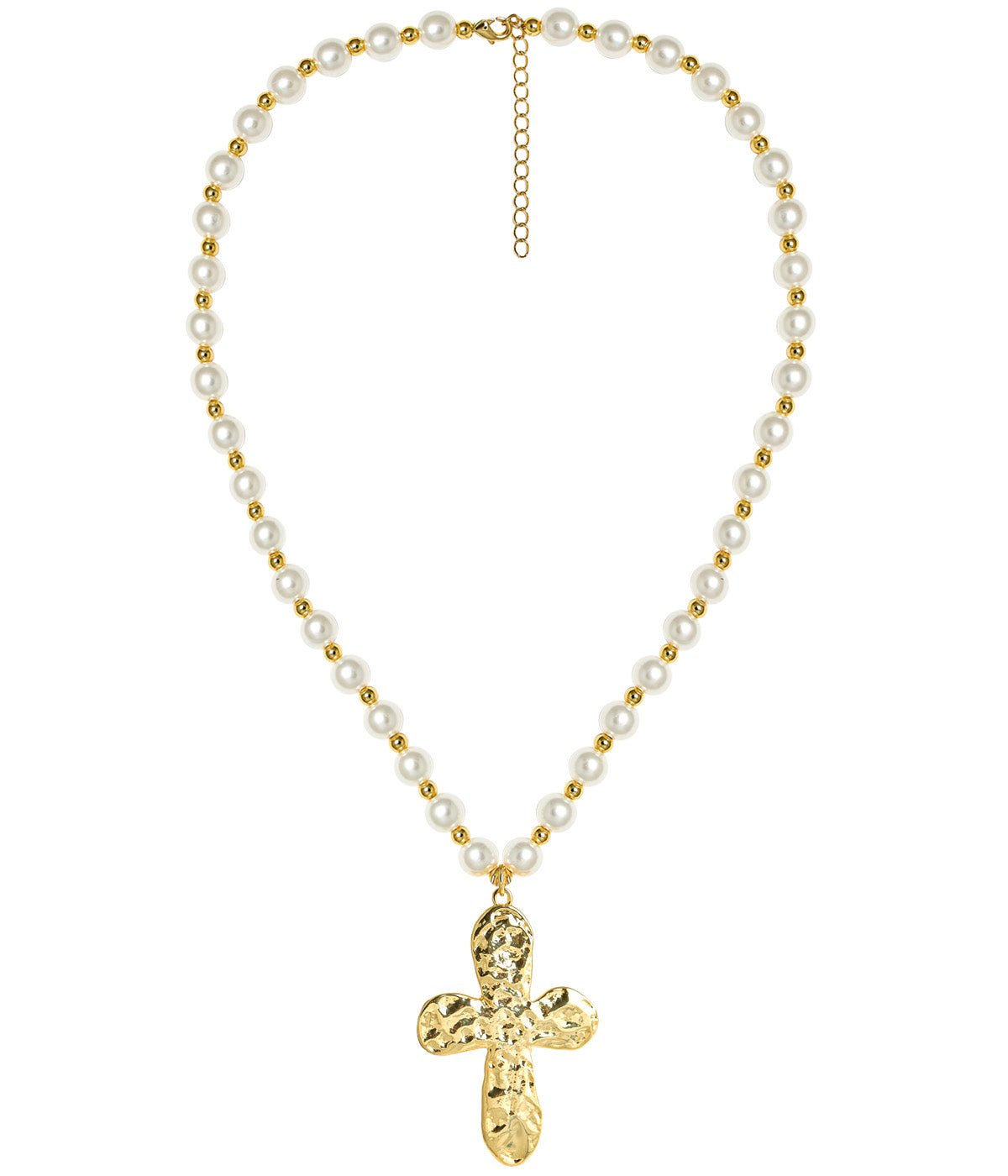 Ashton Cross Necklace - 18k Gold Plated