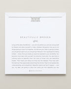Beautifully Broken Baguette Dainty Necklace