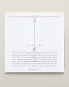 By My Side Pear Cut Lariat Necklace