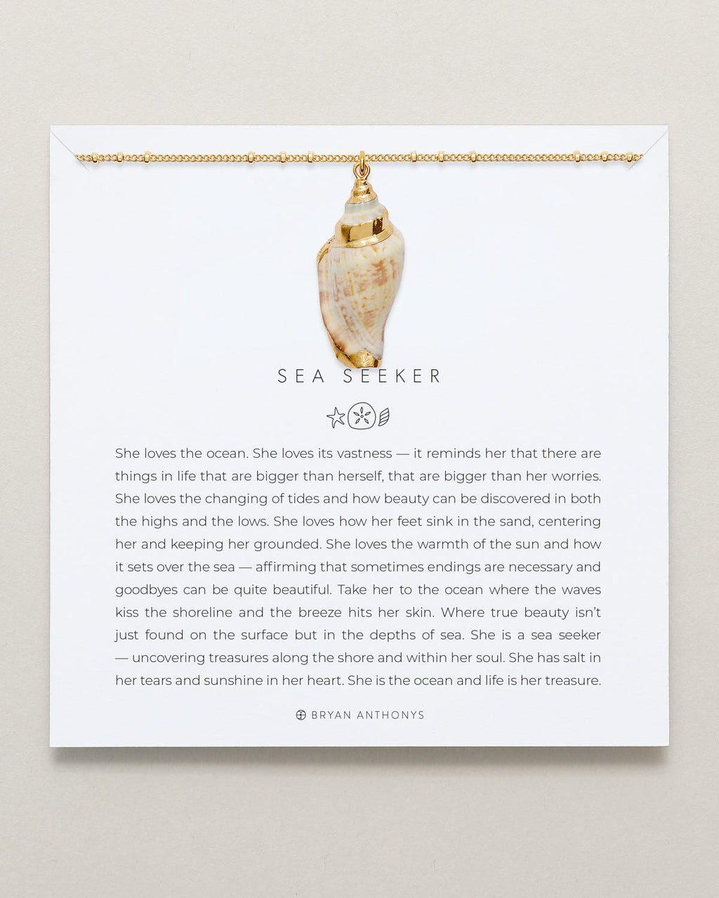 Sea Seeker Shell Necklace
